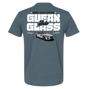 Old School - Geaux Auto Glass Slate Blue Tee